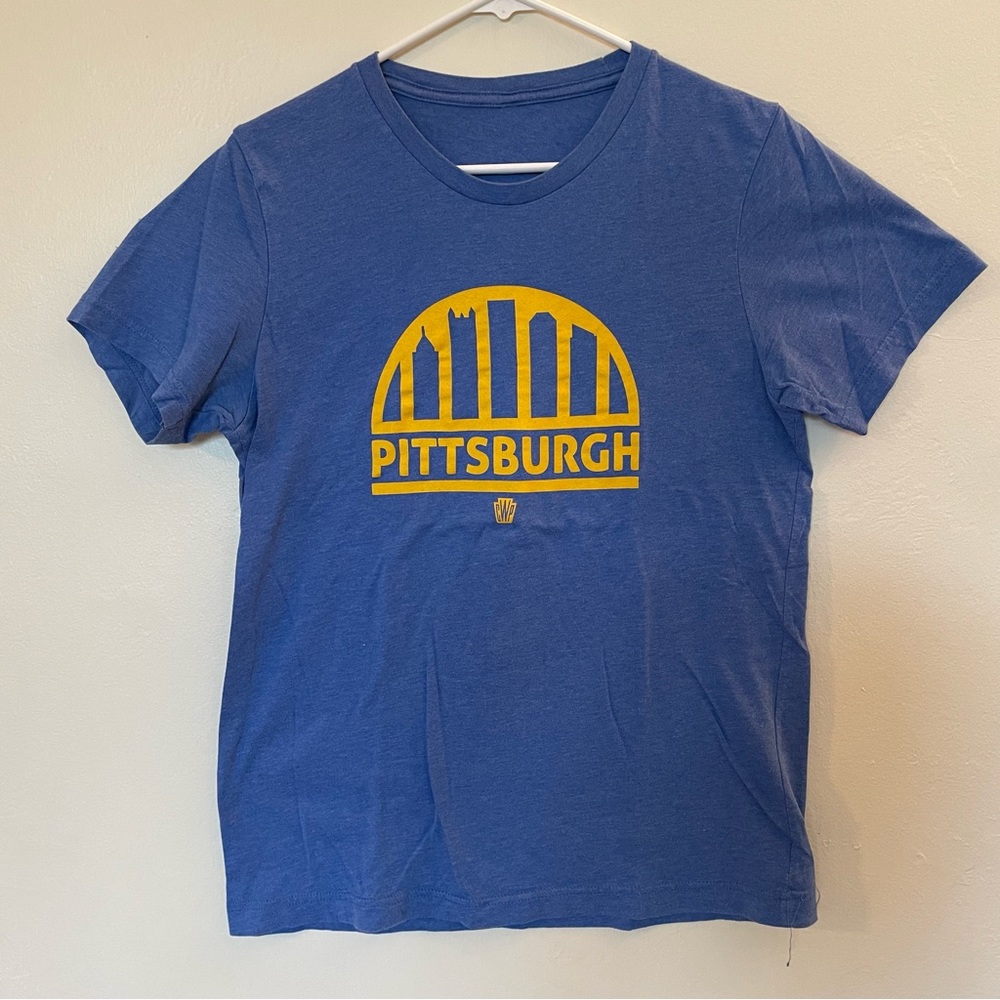 Pittsburgh Blue Soft Jersey Graphic Tee Unisex